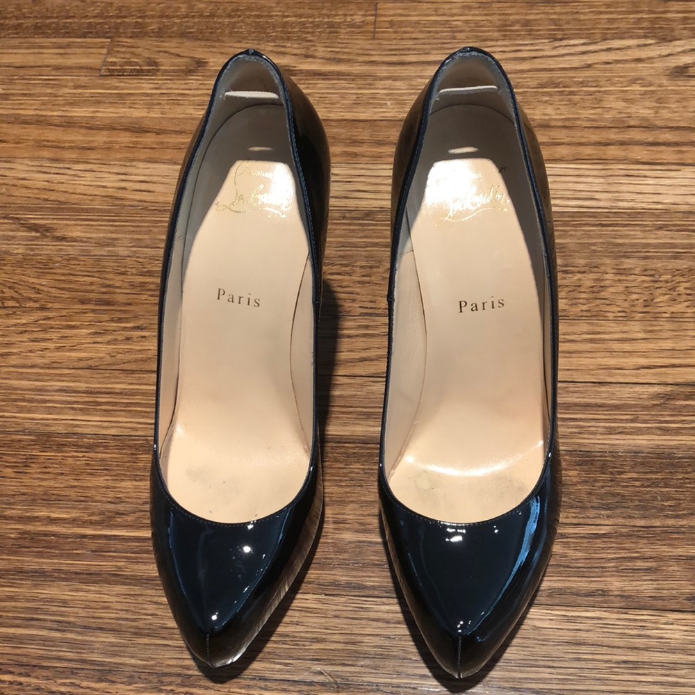 Christian Louboutin Platform Patent Leather Heels